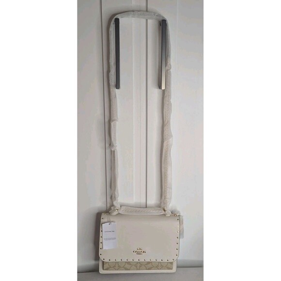 Coach Klare Crossbody - Light Khaki Multi, Snakeskin Embossed - Picture 9 of 9